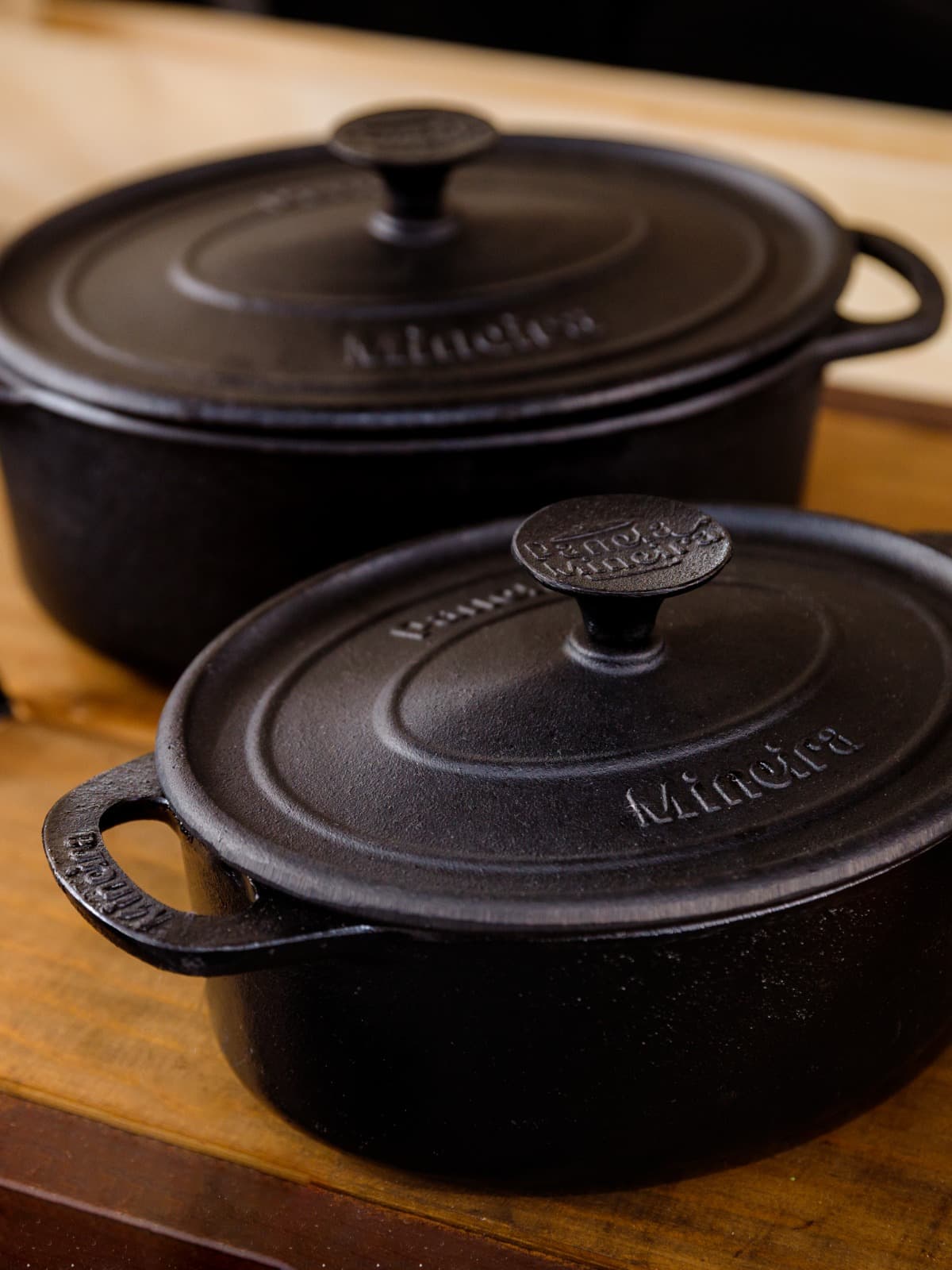 Produtos Panela Mineira em exposição