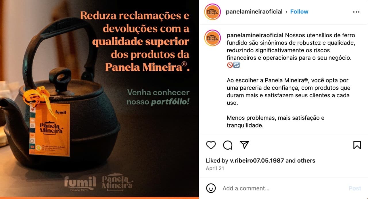 Criativo Instagram Fumil 3