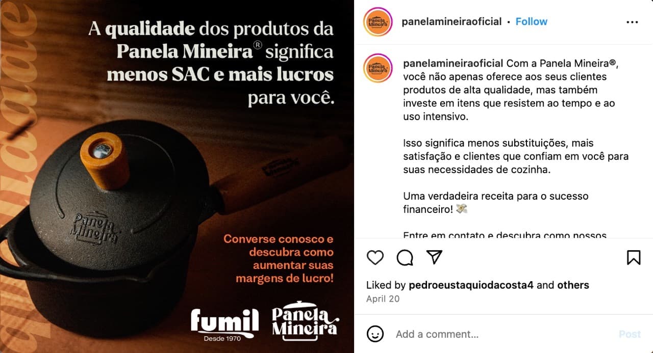 Criativo Instagram Fumil 4